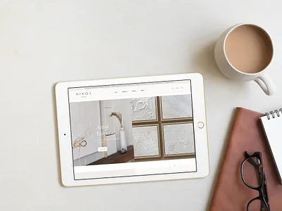 Ninos Studio Website Design design ui website
