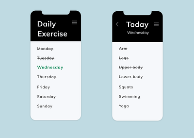 Dailyui | Workout | 041 dailyui exercise track ui ux workouts