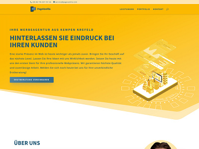 Web Agency Website Relaunch adobe illustrator adobexd divi figma freelancer illustration sketchapp uidesign uxdesign webdesign website wordpress
