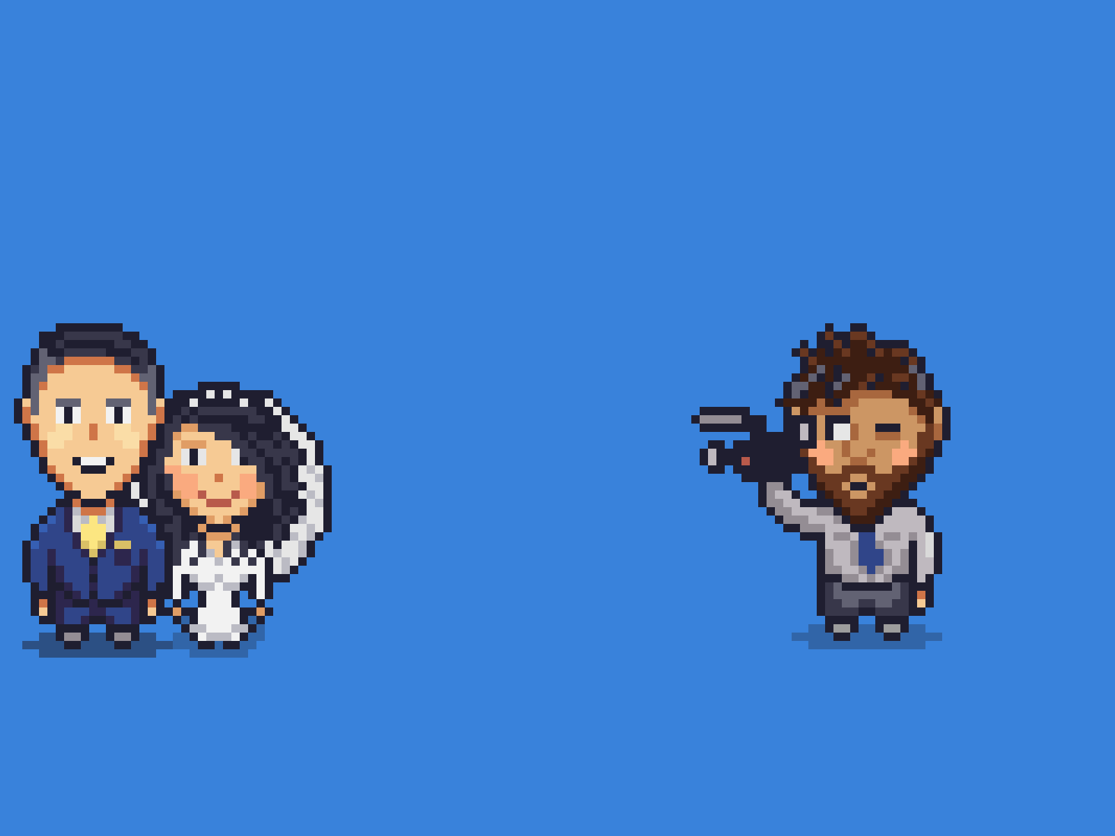 Wedding Videographer... animation pat pixelart videographer wedding