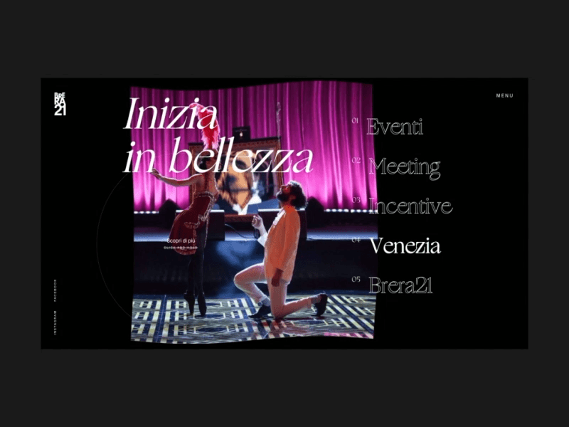 Brera Interactions after effects animation branding clean design interaction minimal three.js typography ui ui design ux web webdesign webgl website