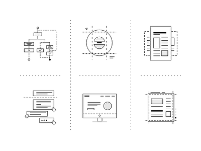 Icon set design icon set illustration logo