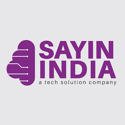 SayIn India Logo branding coimbatore graphic design illustration india ingenious logo minimal mock up typography