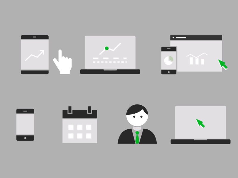 Icons for a video after affects icon set icons illustrator motion design uiux