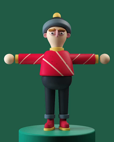 Characters for a Startup 3d animation branding motion graphics