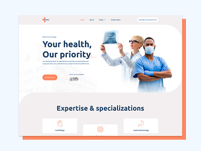 Healthcare Website Template doctor consultation health healthcare hospital medical medical clinics nursing centers research centers therapy clinics