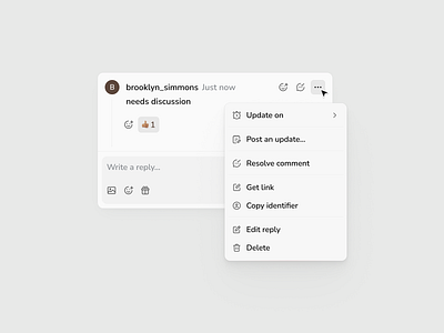 Contextual Feedback UI contextual menu desktop dropdown dropdown menu halal lab icon set iconography icons interaction menu minimal modal modal ui saas ui ux web app