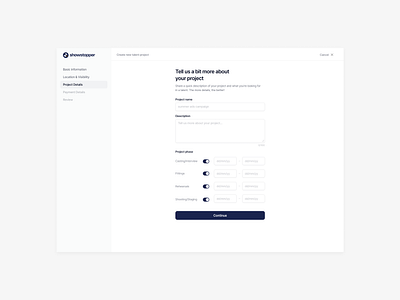 Project Details Form UI design form multi form ui ux website website design