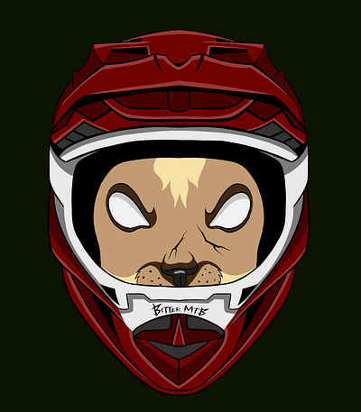 The squirrel in the helmet art branding design graphic design illustration