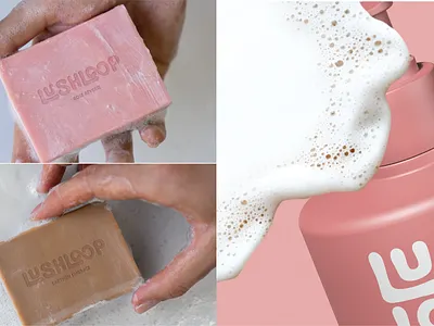 LushLoop Logo&Packaging branding graphic design logo