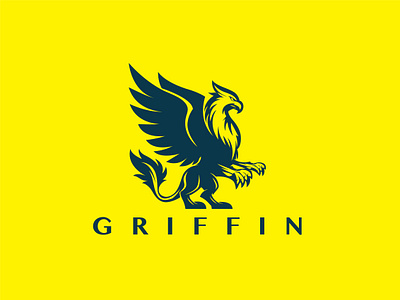 Griffin Logo animal branding classic company emblem griffin logo gryphon heraldic logo logo for sale luxury professional respectable royal ui ux vector wings