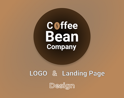 Coffee Bean Company Logo & Landing Page design ecommerce design landing page landingpage logo ui ui design ux ux design web webdesign