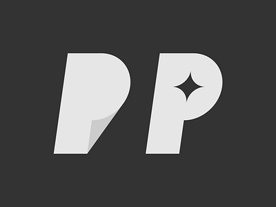 P + PAPER P + POLAR STAR bold brand branding creative identity letter mark lettering logo designer monogram monograms p icon p letter p logo paper polar star symbol typography vector web