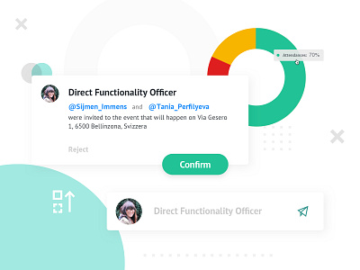 UI - Convocation card cards charts convocation flat flatdesign flow flowchart graphics minimalist simple sketch ui ux