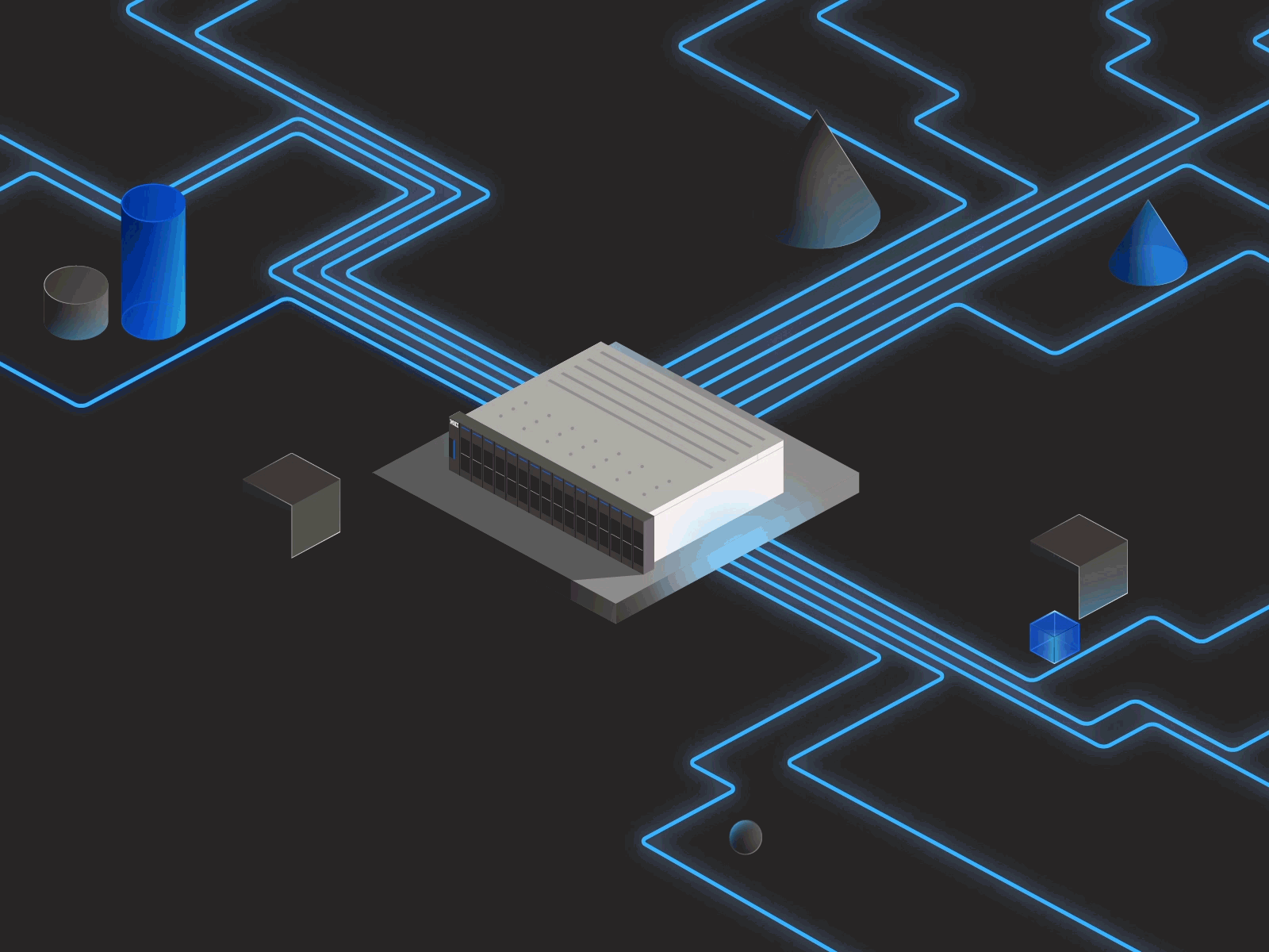 IBM Storage ibm ibm design isometric isometric design isometric illustration storage