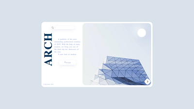 Arch branding clean design flat illustration minimal typography ui ux web