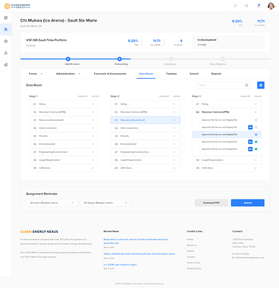 Reversion-Cleanenergynexus.com admin panel dashboard design dashboard ui landingpage ui ux web web design webdesign