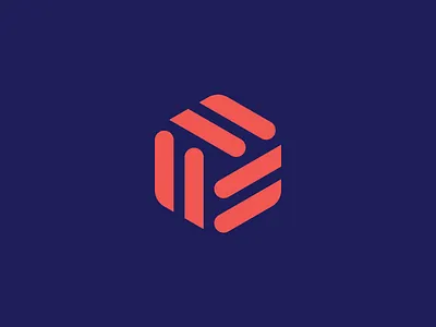 The Bexa beamery bexa focus lab geometric hexagon logo mark negative space