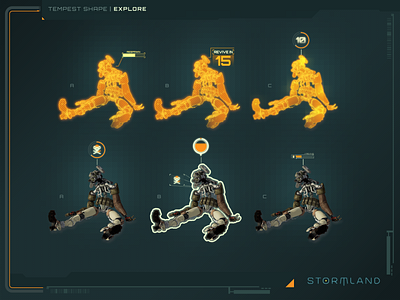 Revive Mechanic design game ui icons illustration illustrator photoshop ui