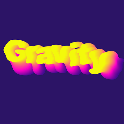 Newton called this force blend colors design gradient gradient design gravity illustrator layers newton purple tamil typography