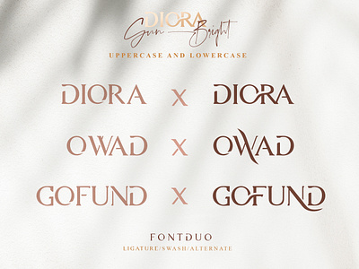 Diora Sunbright Opentype adobe illustrator brand branding agency brushtype classic font fashion font font free fonts free font logo serif signature fonts startup typeface typography