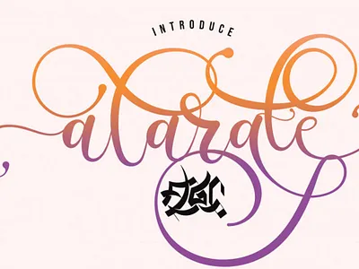 Alarate Free Script Font design font font design free font freebie freebies type typedesign typeface typography
