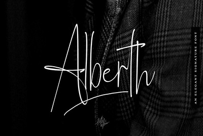 Alberth Free Signature Font design font font awesome font design free free font free fonts freebies typeface typography