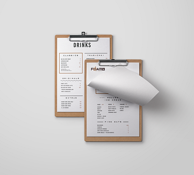 Menu design