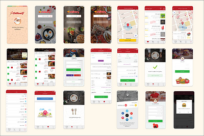 Chilivery App app design fooddelivery resturant ui ux