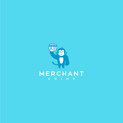 Logo Merchant Chimp building brand illustration logo logodesign logos logotype love vector