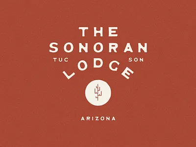 The Sonoran Lodge Logo & Branding branding design font illustration jamescoffman lockup logo mexico old west southwestern