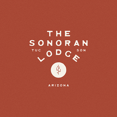 The Sonoran Lodge Logo & Branding branding design font illustration jamescoffman lockup logo mexico old west southwestern