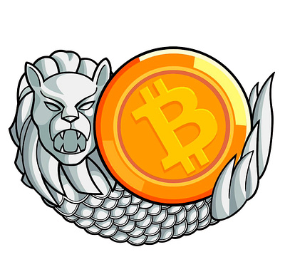 Singapore Bitcoin-only Meetup bitcoin icon logo singapore vector