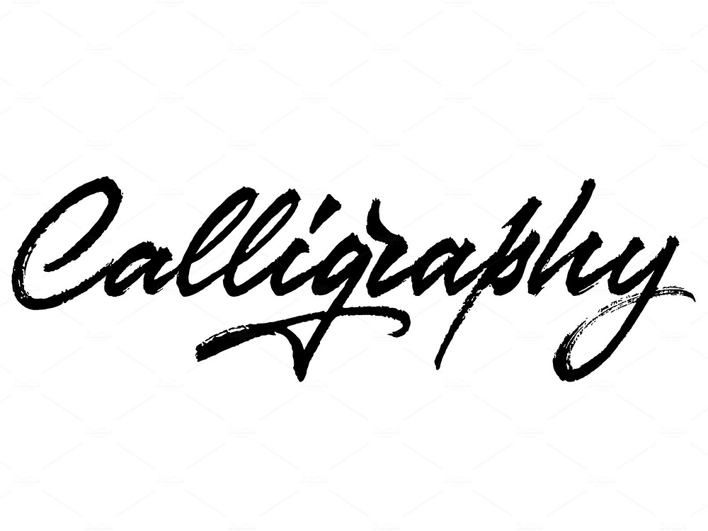 Calligraphy Vector Lettering By Zagach Letters On Dribbble