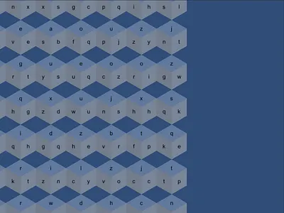 Hexagon Cubes game design gamedev illustration unity