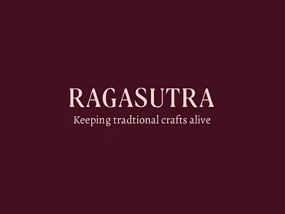 Ragasutra Logo branding logo typography