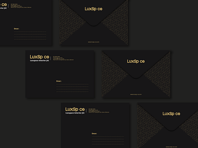 LuxSpce Envelop Identity branddesign branding brandnew envelop envelope mockup logodesigns logonew namecard type typography vietnam