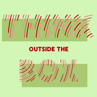 think outside the box color design illustration think outside the box typogaphy