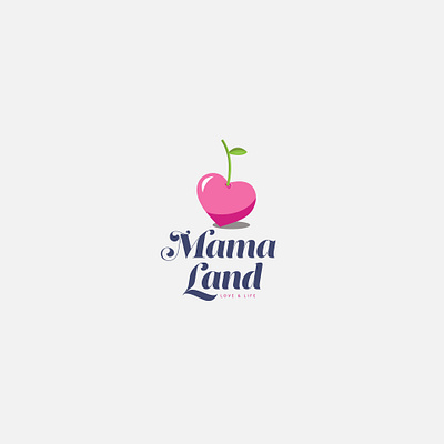 logo Mama land - love life biểu tượng branding building brand illustration logo ui vectơ