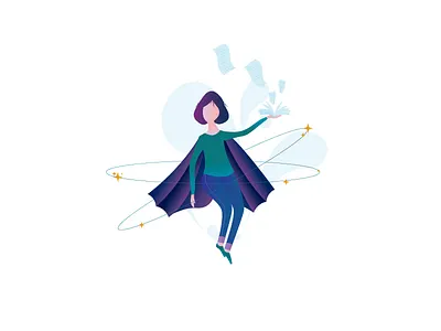 girl animation art artist drawing flat graphic design illustration illustrator minimal vector