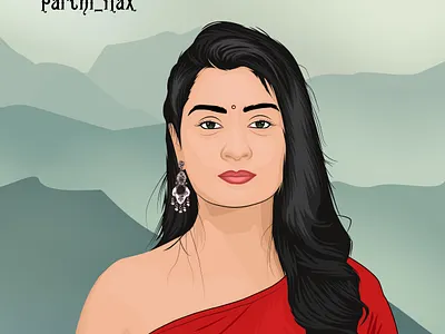 Payal Rajput art artwork character art character design design graphic design illustration illustration art trend illustration trending design vector