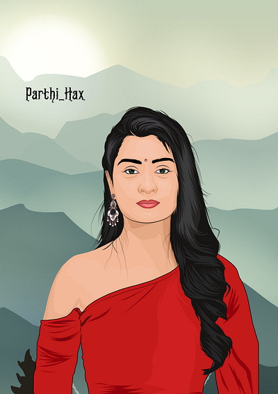 Payal Rajput art artwork character art character design design graphic design illustration illustration art trend illustration trending design vector