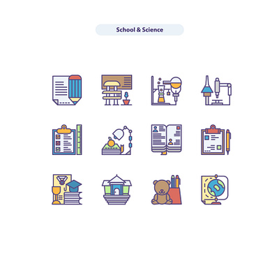 School & Science icon sets. icon icon a day icon app icon artwork icons icons set