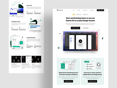 Tetrisly.com - LP animation component library design illustration landing page minimal mobile ui uidesign ux webdesign