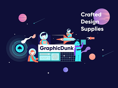 Graphicdunk - Holaa Dribbble icon illustration ui ux vector