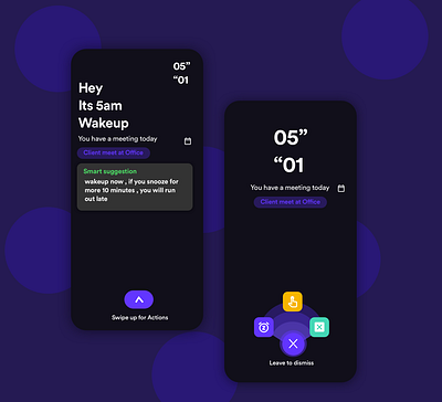 Alarm UI android appdesign design dribbble bestshot interface ui uidesign uxdesign