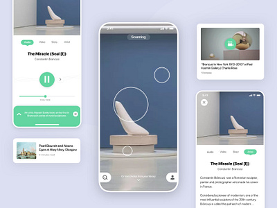 Redesigning your museum experience app art creative design ios mobile app mobile ui modern museum ui ux