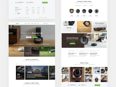 iRobot redesign clean design ecommerce homepage irobot landing minimal modern shop technology ui ux vacuum web webdesign website website design