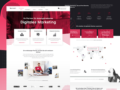 Landing Page design for Thorit homepage landingpage ui ux