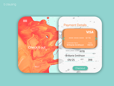 Daily UI 002 Checkout app app design art direction card checkout page checkout process daily ui dailyui dailyui002 dailyuichallenge design ui ui ux uidesign uiux